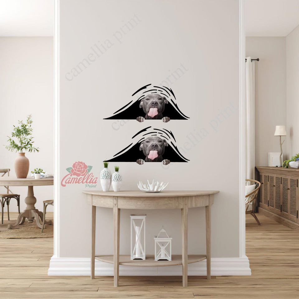 Funny Pitbull Dogs Decal for Rear Window Wiper Funny Quotes