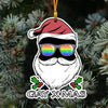 [sk0326-pw-ornm-lad] Ornament LGBT Gift For Christmas Decorate The Pine Tree - Camellia Print