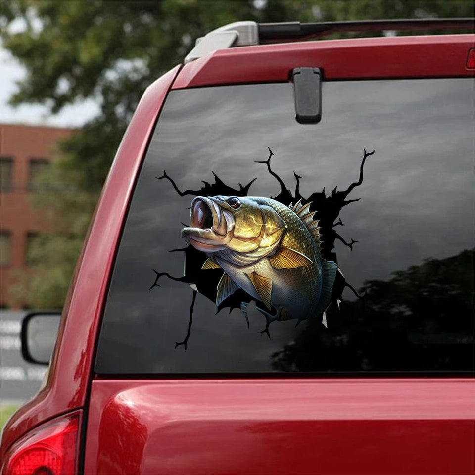 P Fishing Crack Decals Pretty Stickers 7 Year Anniversary Gift