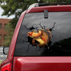 P Fishing Crack Sticker Car Window Happy Car Decals Presents