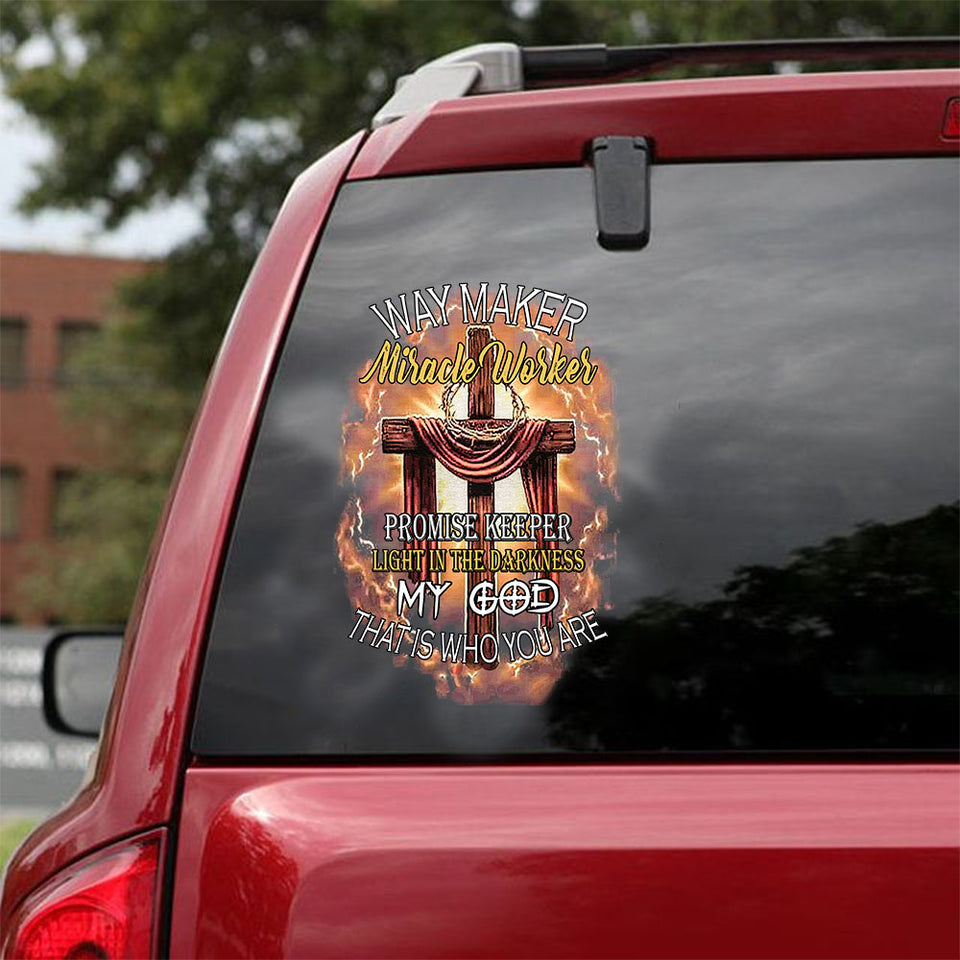 Jesus Cross Decals for Walls Funny Gifs Car Decal Stickers Thank