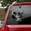 [sk0555-snf-hnd]-bass-fishing-men-crack-car-sticker-fishing-lover