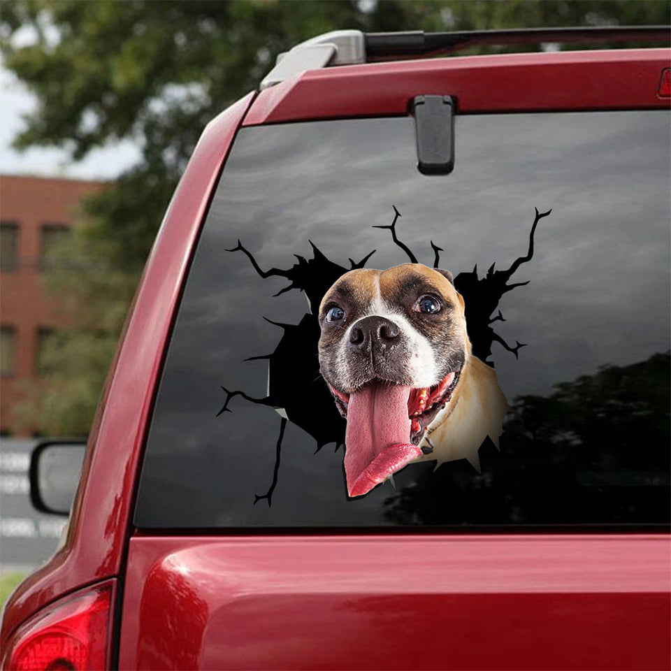 [sk1606-snf-tnt]-boxer-crack-car-sticker-dogs-lover