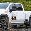 White Tail Deer Crack Sticker Box Nice Window Stickers