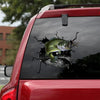 [sk0797-snf-ptd]-bass-fishing-crack-car-sticker-fishing-lover