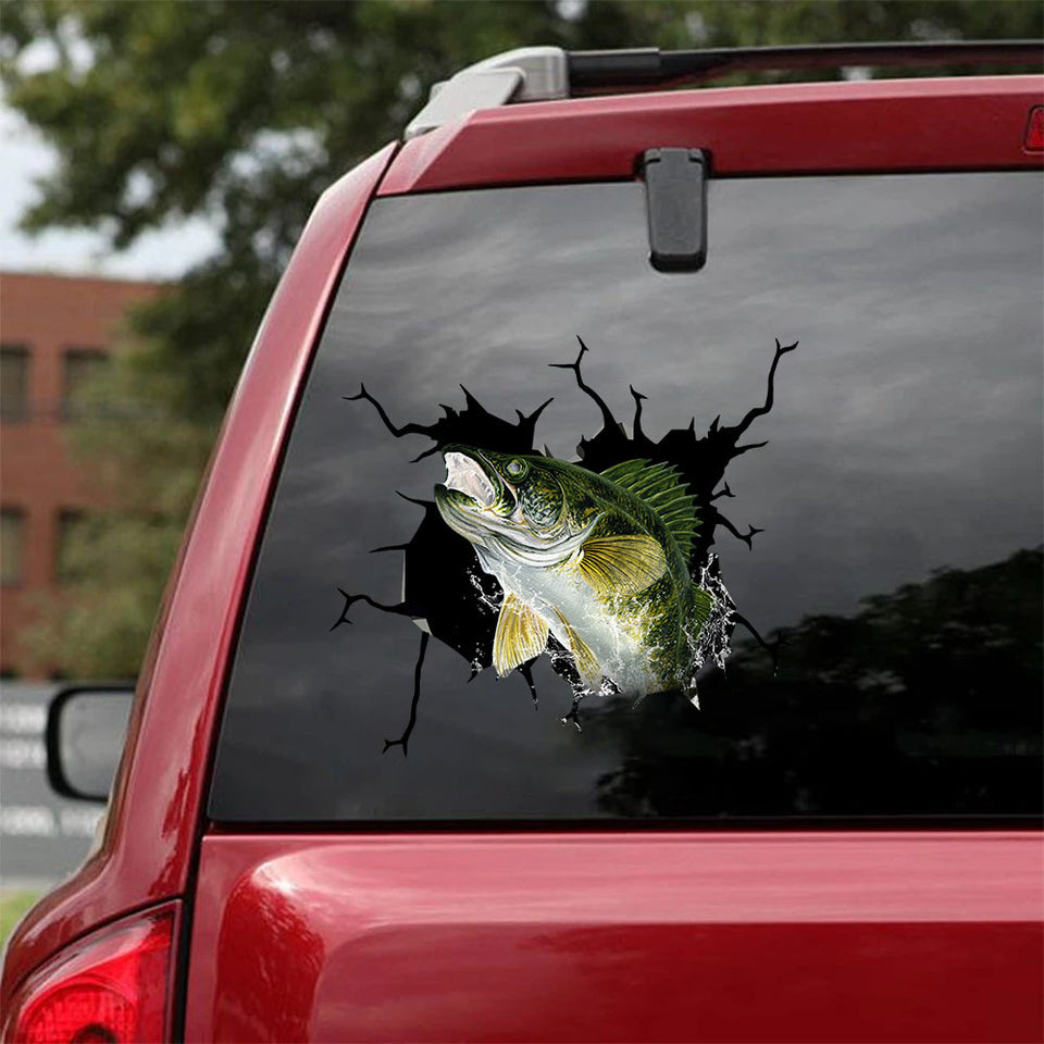 [sk0817-snf-ptd]-walleye-fishing-crack-sticker-fishing-lover