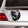 [sk0861-snf-lad]-horse-car-sticker-animals-lover