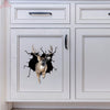 Deer Crack Dad Decal Funny Faces Magnetic Stickers Christmas