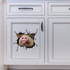 Pig Crack Sticker Chart Cuteness Overloaded Stickers 1 Year