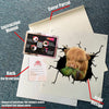 Highland Cow Crack Stickers Funny Birthday Memes Decal Stickers