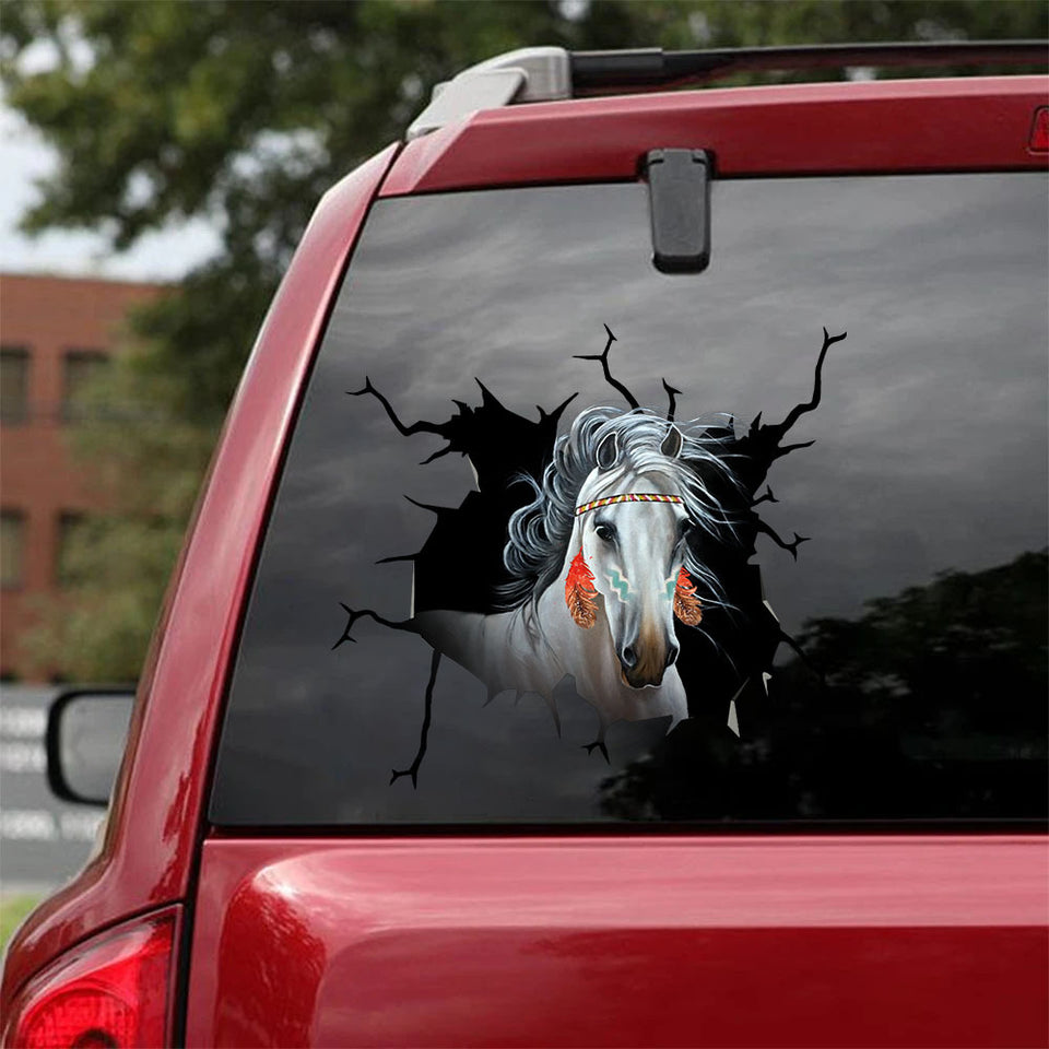 [sk1136-snf-ptd]-native-crack-car-sticker-