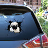 Sheep Crack Decal Window Wiper Your Cute Black and White Stickers