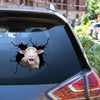 Merino Wool Sheep Crack Stickers for Cars Hot Stickers Christmas