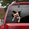 [sk1635-snf-lad]-french-bulldog-crack-car-sticker-dogs-lover