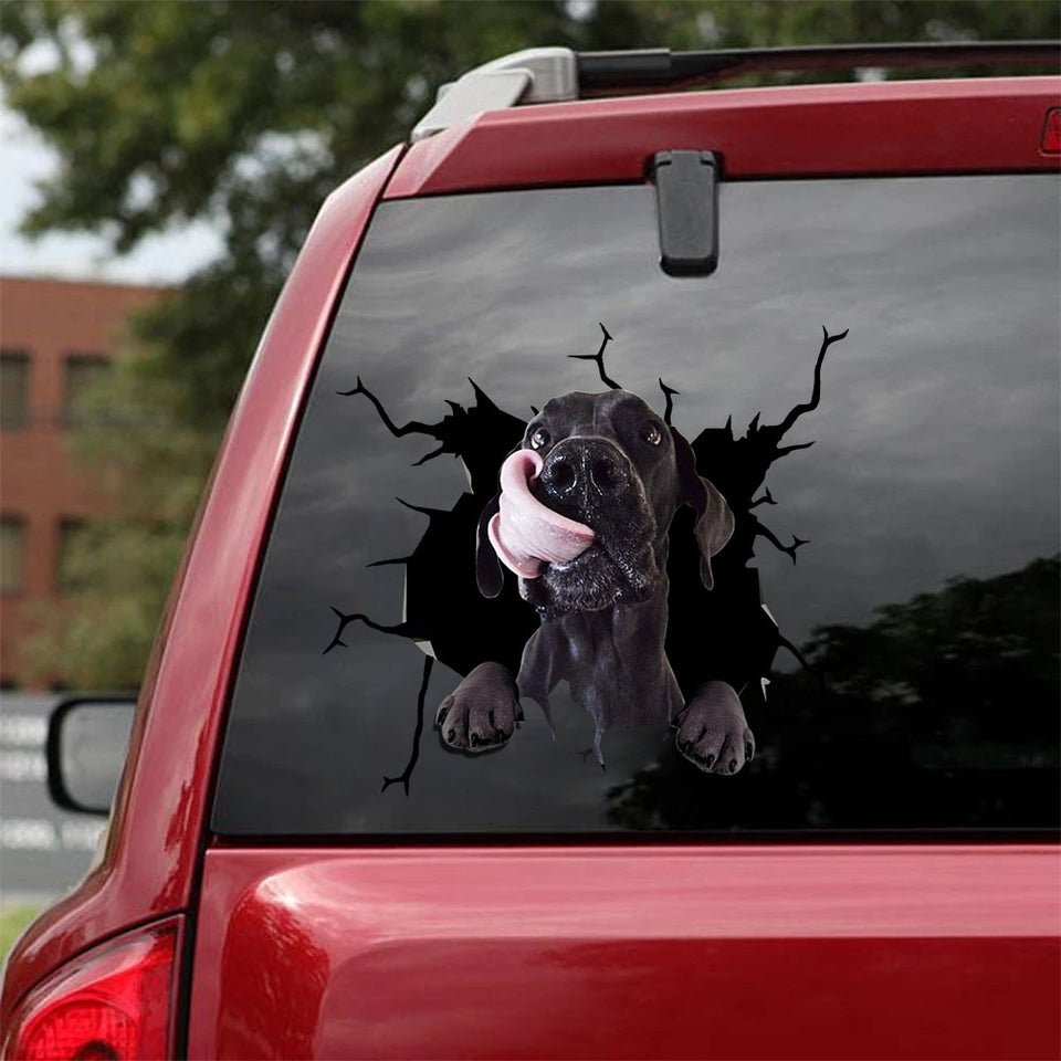 [sk1688-snf-lad]-great-dane-crack-car-sticker-dogs-lover