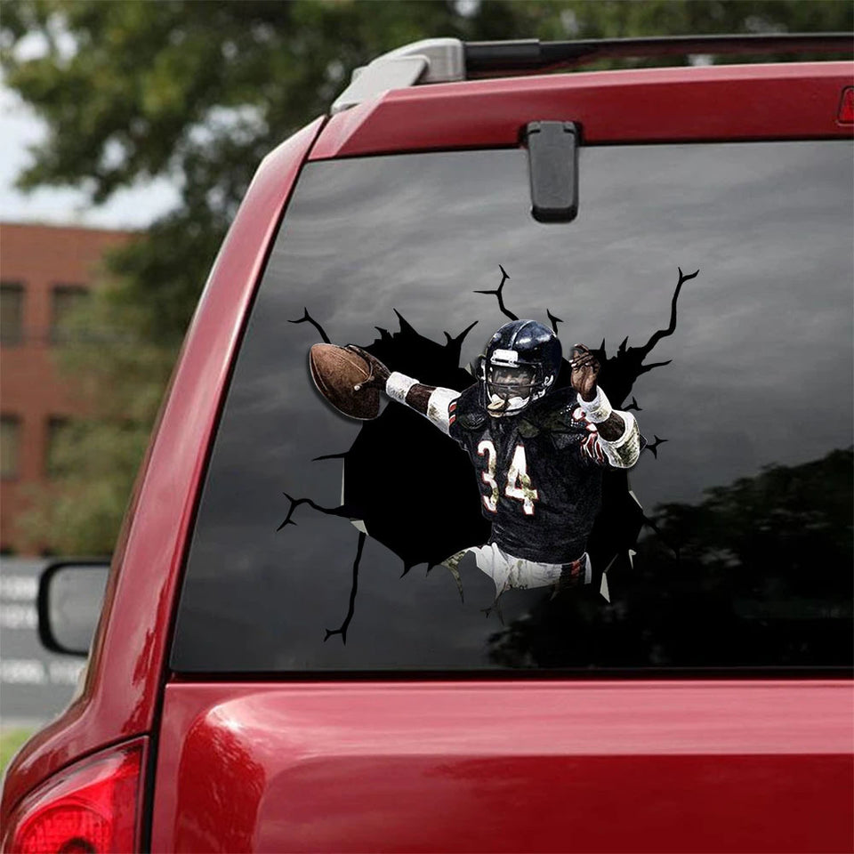 [sk1732-snf-tpa]-football-crack-car-sticker-