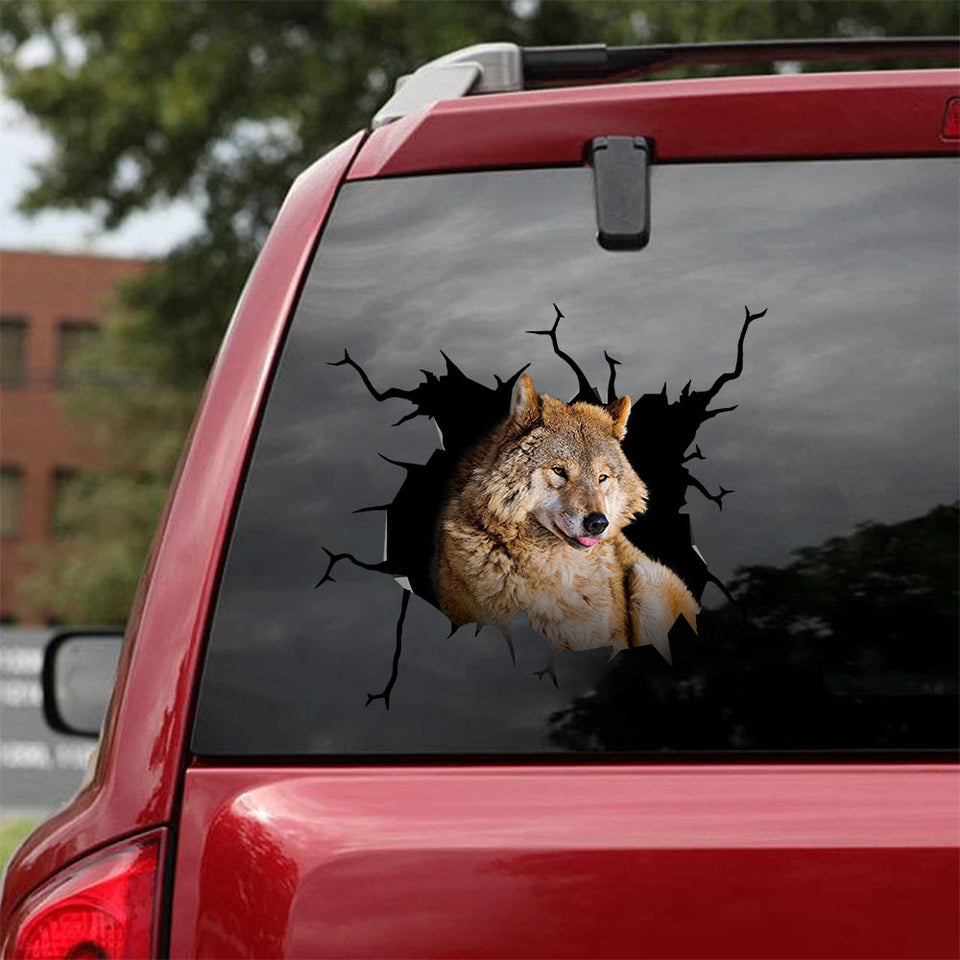 Wolf Crack Sticker Ideas Pretty Cute Brand Stickers Best Valentines Gifts For Her - General die-cut waterproof vinyl sticker decal