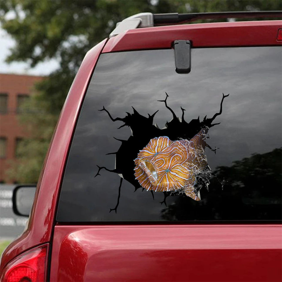 [sk1897-snf-lad]-psychedelic-frogfish-crack-sticker-scuba-diving-lover