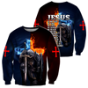 Jesus Is My God My King My Everything Knight Templars 3D All Over Printed Shirts For Men and Women Pi05092004