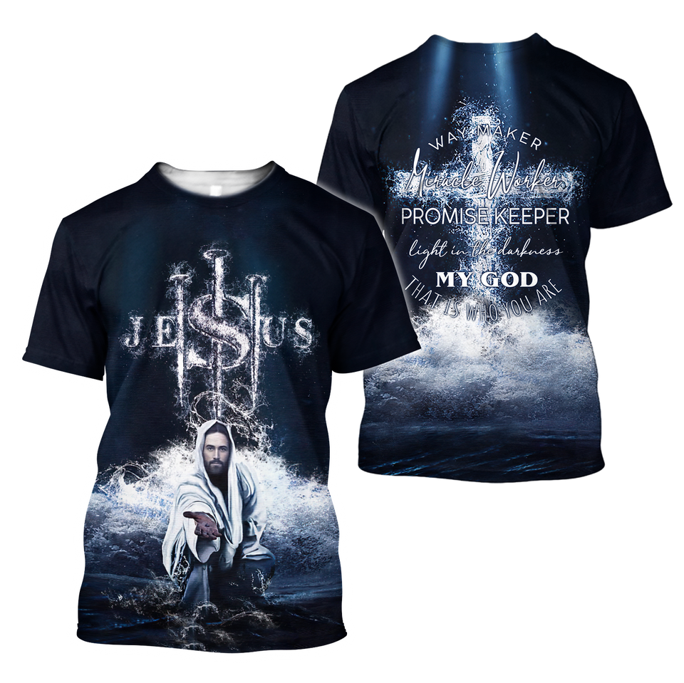 3D All Over Printed Shirts For Men and Women Easter Jesus Pi190501