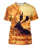 Deer On Autumn Hoodie 3D All Over Print DC010