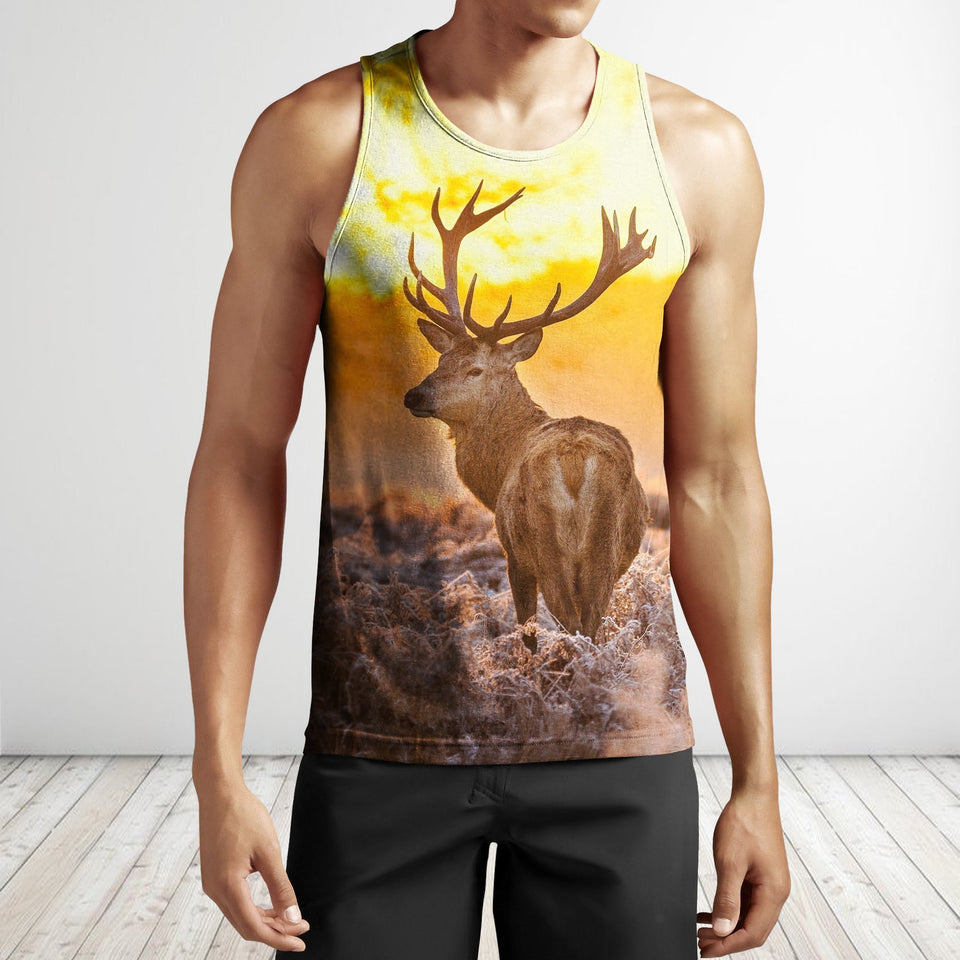 3D All Over Print Twilight And Deer Hoodie