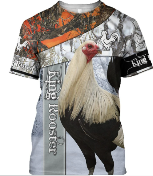 Rooster King Camo II All Over Printed 4