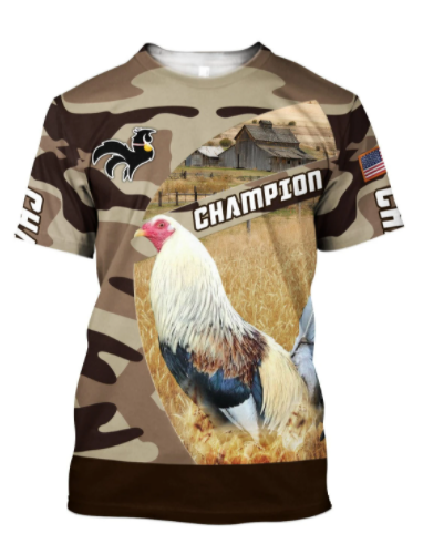 Premium Champion Rooster All Over Printed Unisex 41