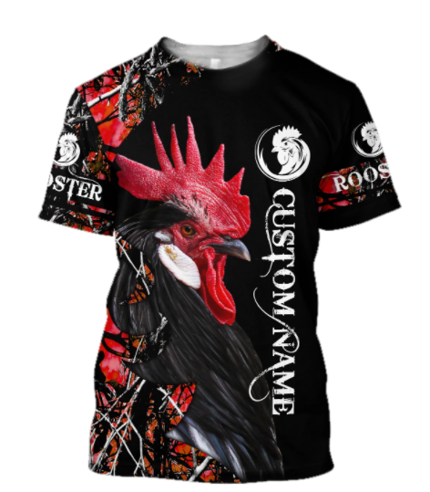 King Rooster Customize 3D All Over Printed 2