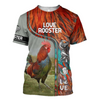 Premium Rooster 3D All Over Printed Unisex 23