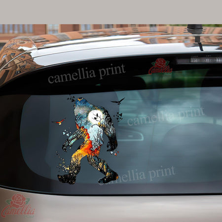 Bigfoot Crack Sticker Kawaii Cute Vinyl Stickers For Cars Moms Mother Day Gifts - General Sticker view #7