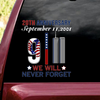 Never Forget Decal for Rear Window Wiper a Cute Laptop Stickers - General die-cut waterproof vinyl sticker decal