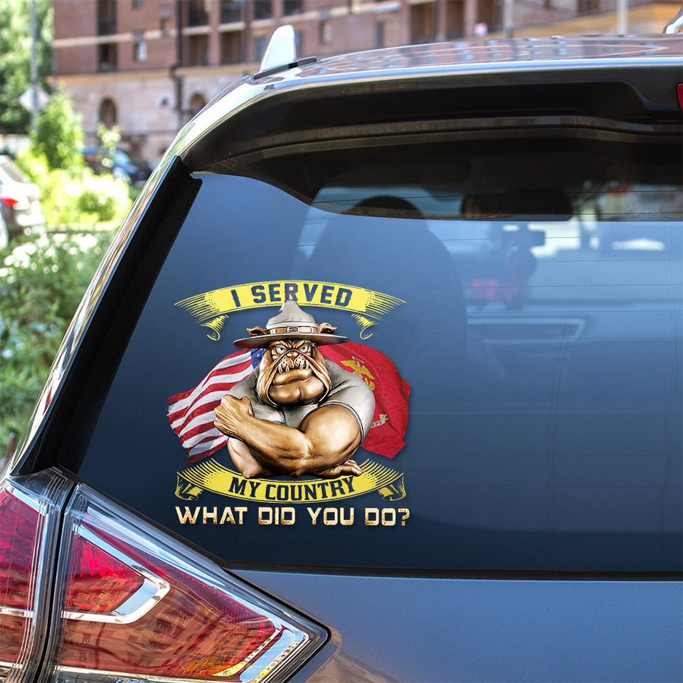 Veteran America Decal Sticker Car Funny Jokes Decals Stickers - Patriotic / Military die-cut waterproof vinyl sticker decal