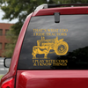 Farmer Crack Stickers A Cute Big Stickers Gift Tag - General die-cut waterproof vinyl sticker decal