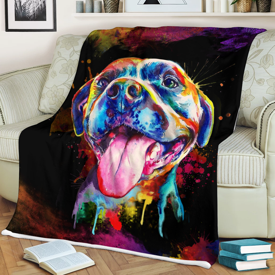 [ha0163-tpa]-pitbull-fleece-blanket