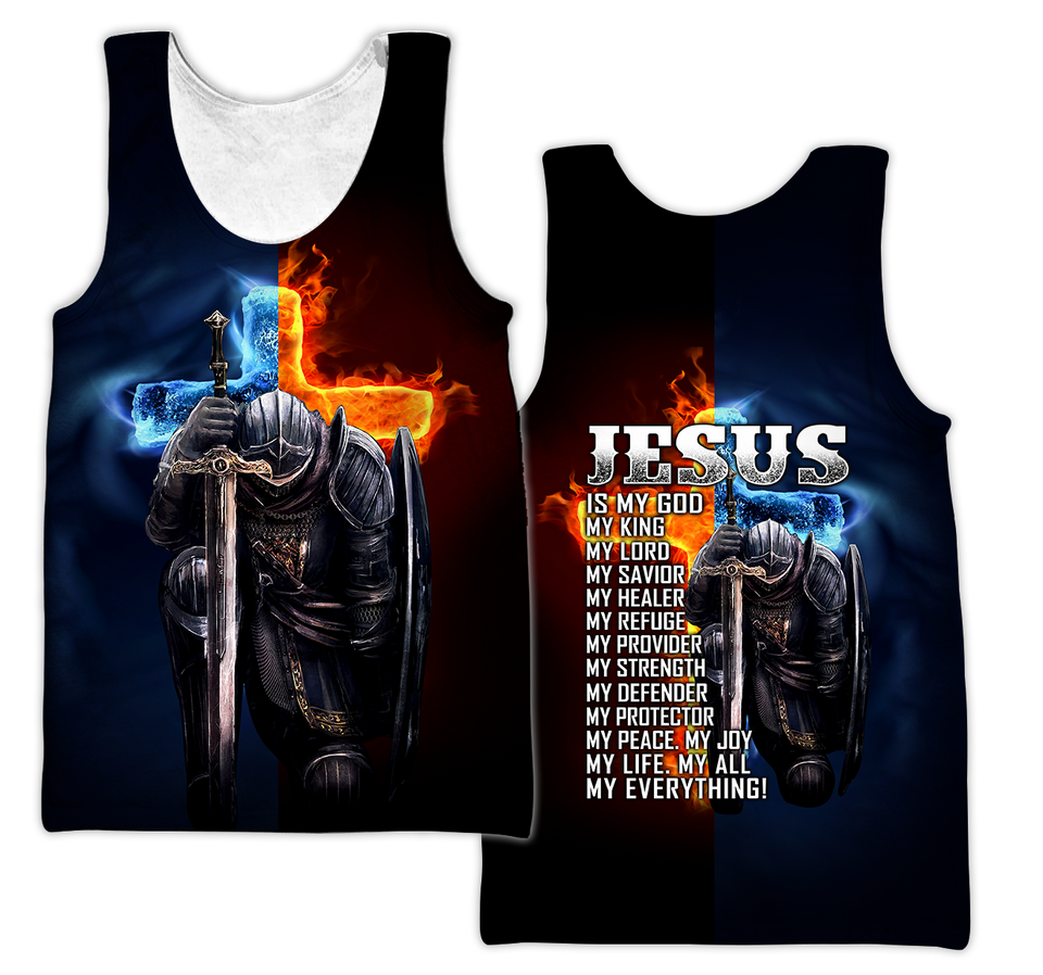 Jesus Is My God My King My Everything Knight Templars 3D All Over Printed Shirts For Men and Women Pi05092004