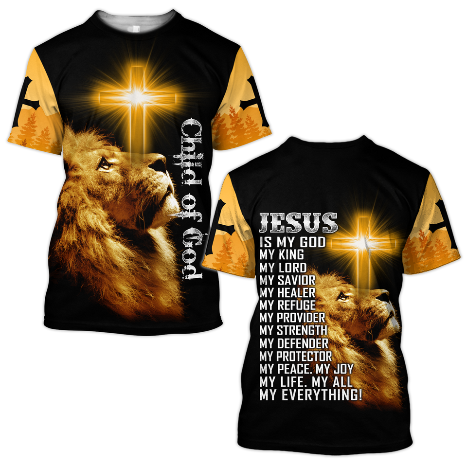 Child Of God  3D All Over Printed Shirts For Men and Women Pi15102003S