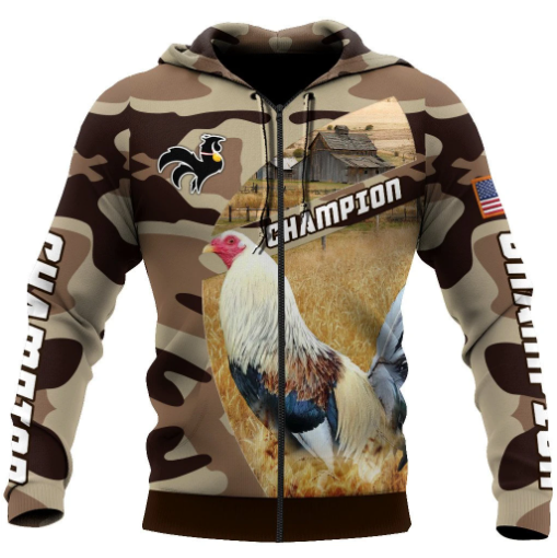 Premium Champion Rooster All Over Printed Unisex 41