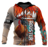 Premium Gallic Rooster Love France All Over Printed Unise 46