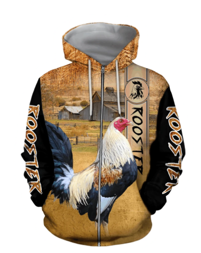 Premium Rooster 3D All Over Printed Unisex 35