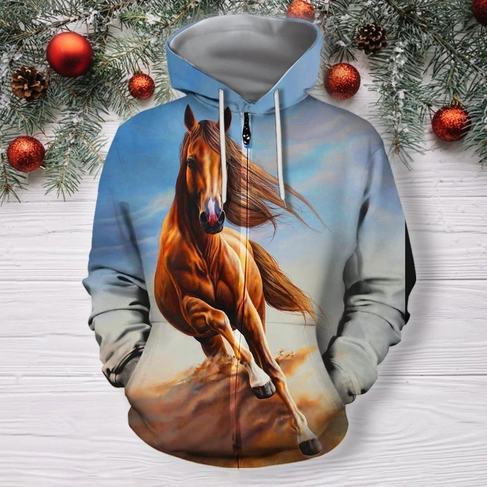 All Over Print Horse Run-VQ1