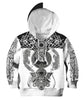 Viking Tattoo Version 3.0 3D Full Over Print Ht1109