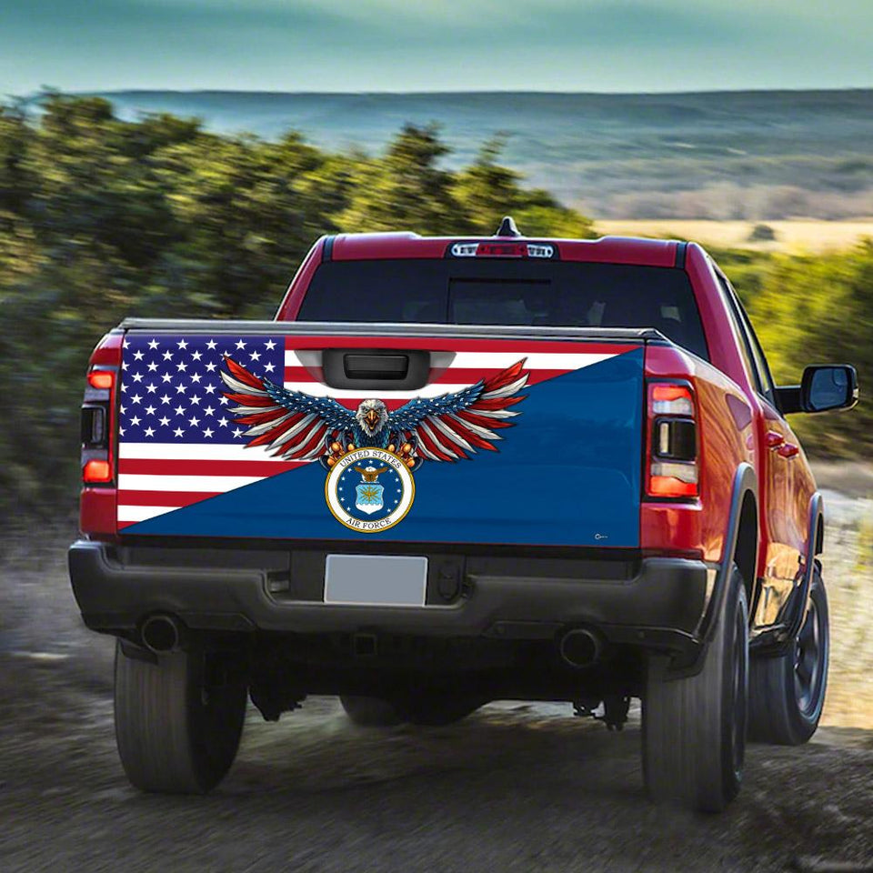 United States Air Force truck Tailgate Decal Sticker Wrap Tailgate Wrap Decals For Trucks