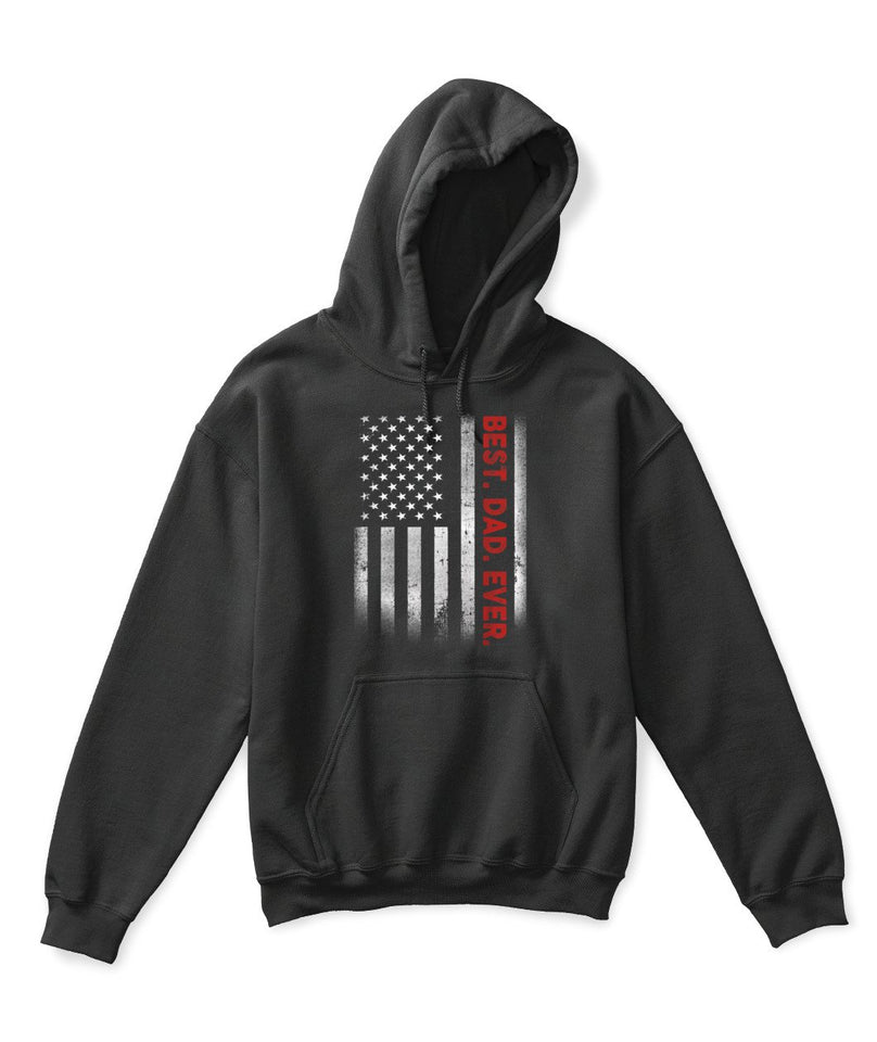 Best Dad Ever American Flag Tshirt Fathers Day Gift Tshirt
