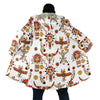 Animal Symbols Hoodie Coat HC1058 - Camellia Print