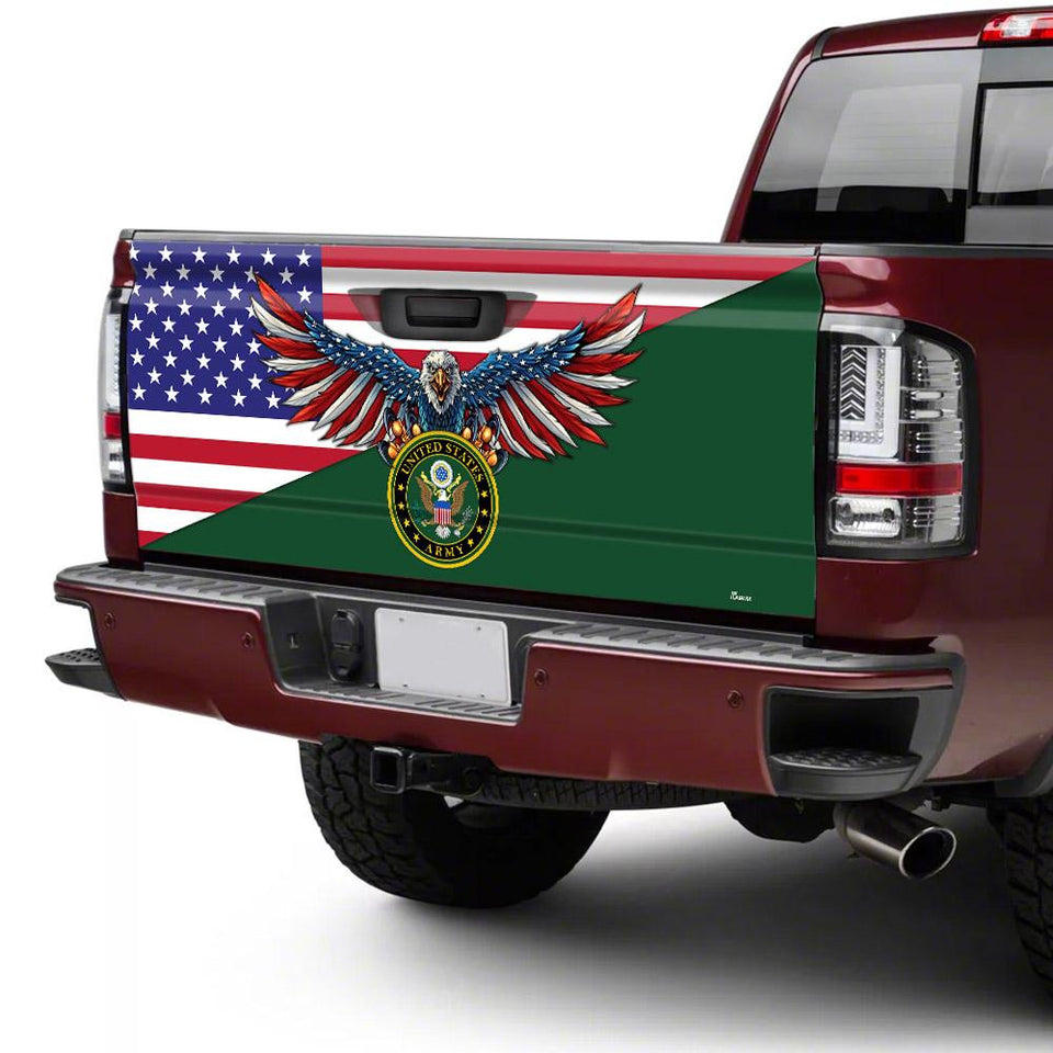 United States Artruck Tailgate Decal Sticker Wrap Tailgate Wrap Decals For Trucks