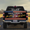 Stand For The Flag Kneel For The Cross truck Tailgate Decal Sticker Wrap Tailgate Wrap Decals For Trucks