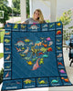 DINOSAUR PATTERN BLANKET