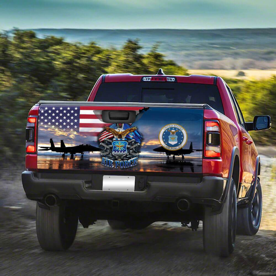 United States Air Force truck Tailgate Decal Sticker Wrap Tailgate Wrap Decals For Trucks