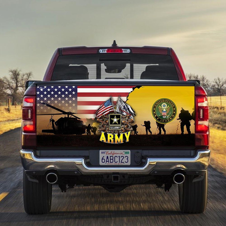 United States Artruck Tailgate Decal Sticker Wrap Tailgate Wrap Decals For Trucks
